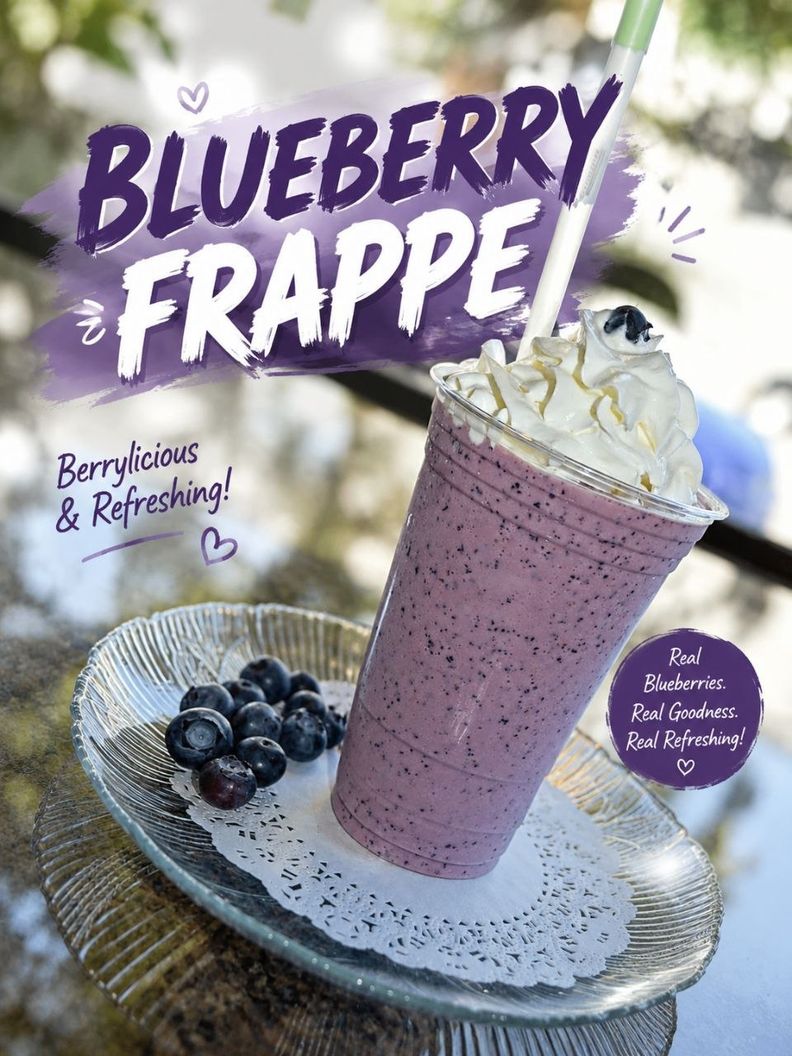 🫐🥤 Blueberry Frappe