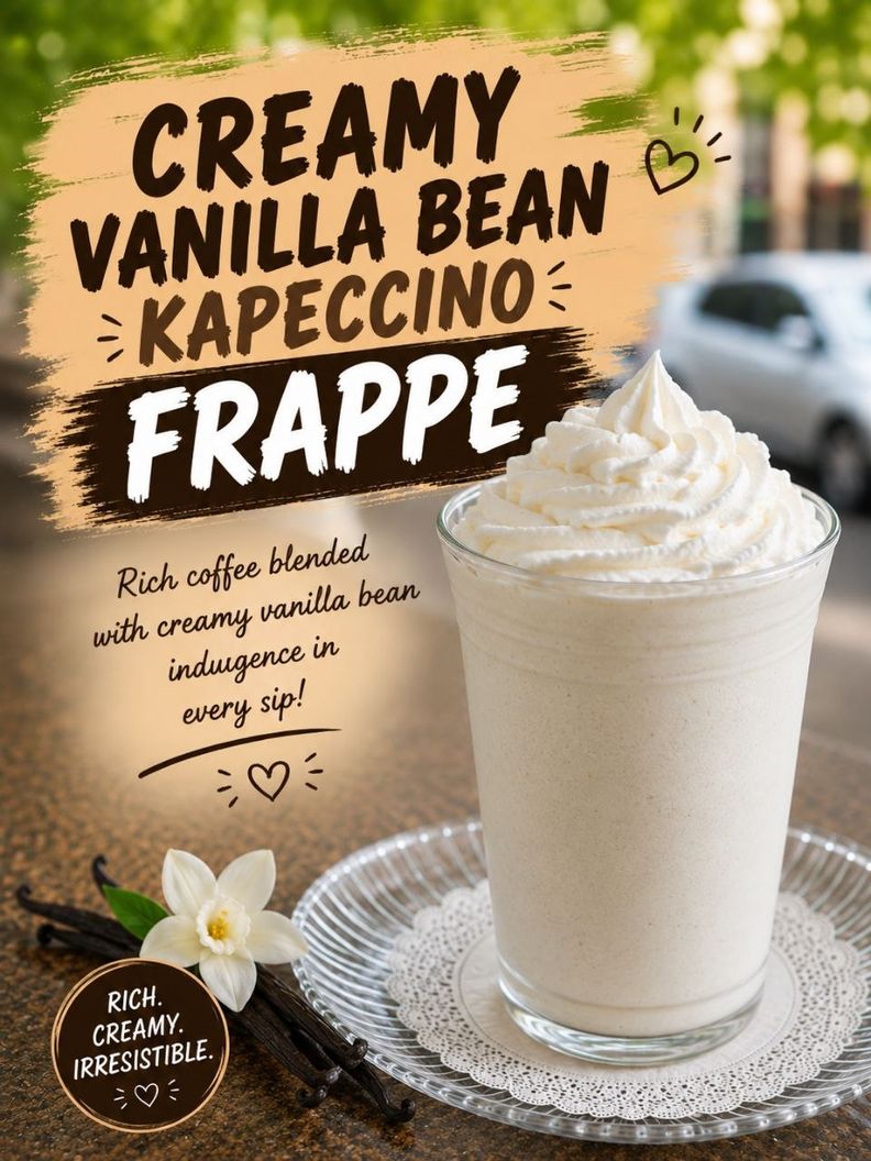 Creamy Vanilla Bean (Frappé)