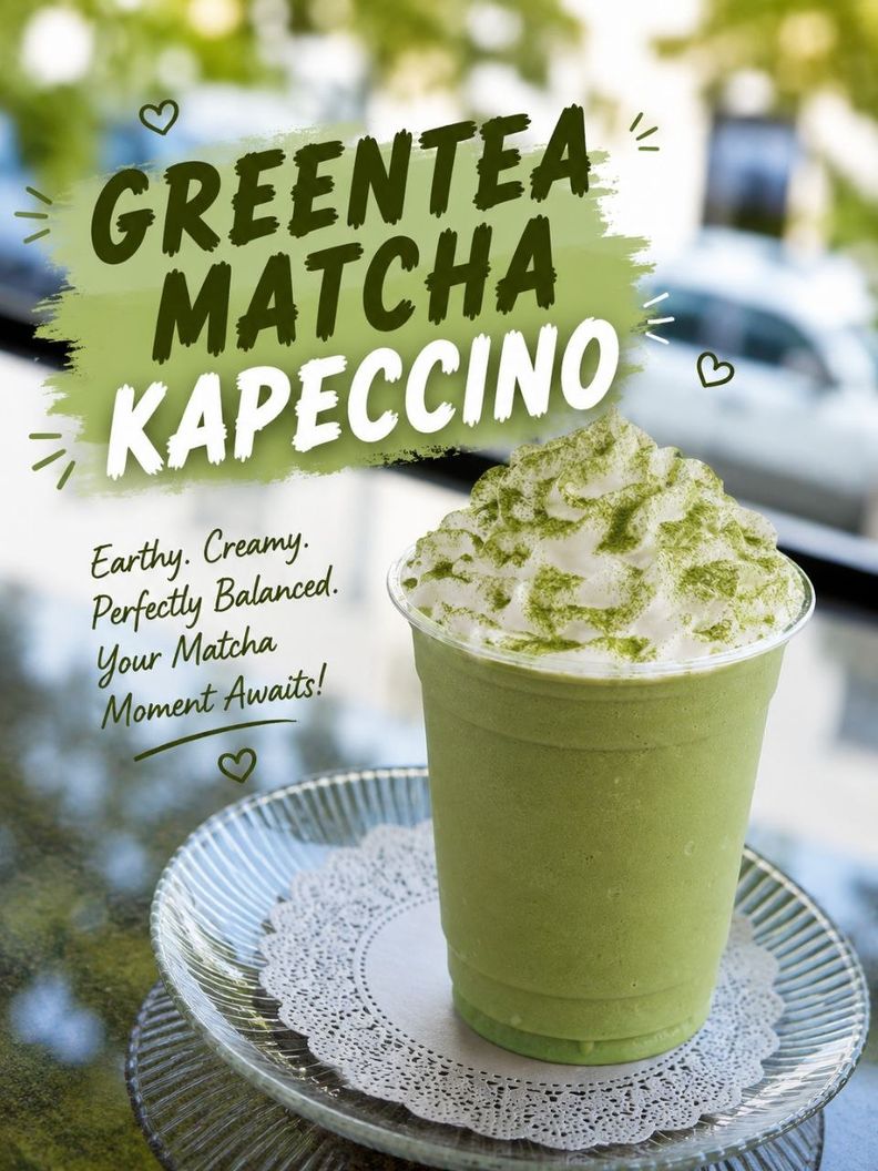 Matcha Greentea Kapeccino