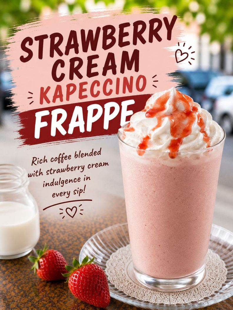 Strawberry Cream Kapeccino