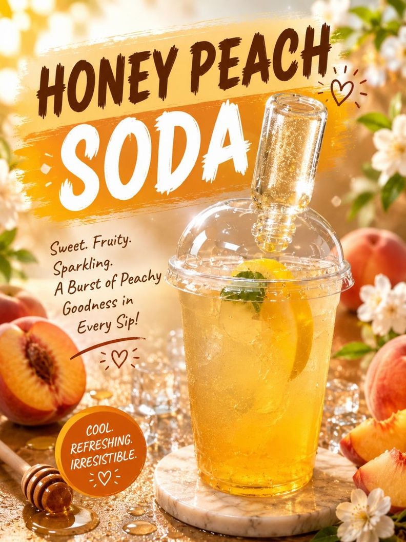 Honey Peach Soda
