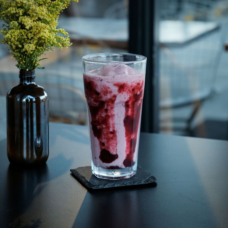 Mixed berries cream