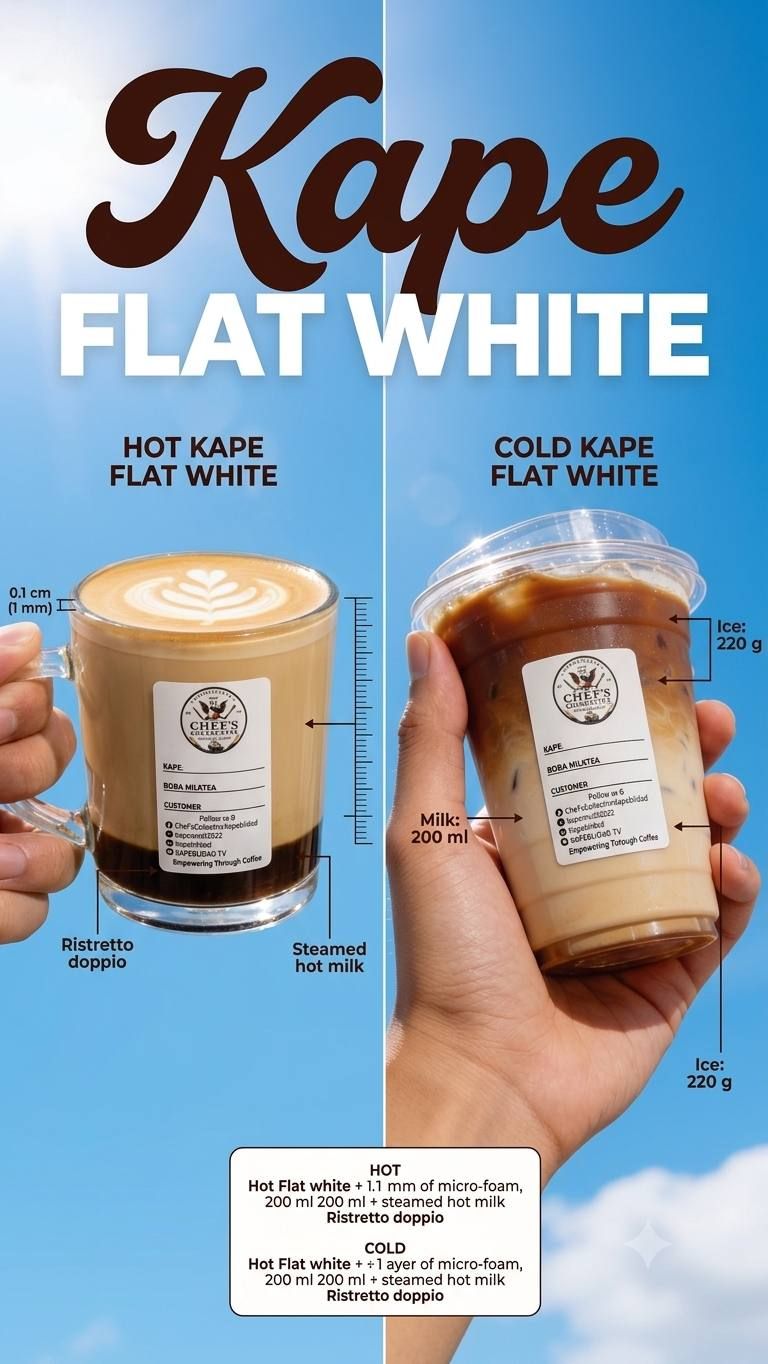 Flat White (Hot or Iced)