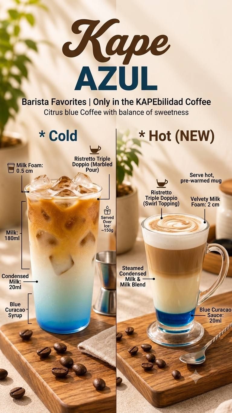 Kape Azul Latte (Hot or Iced)