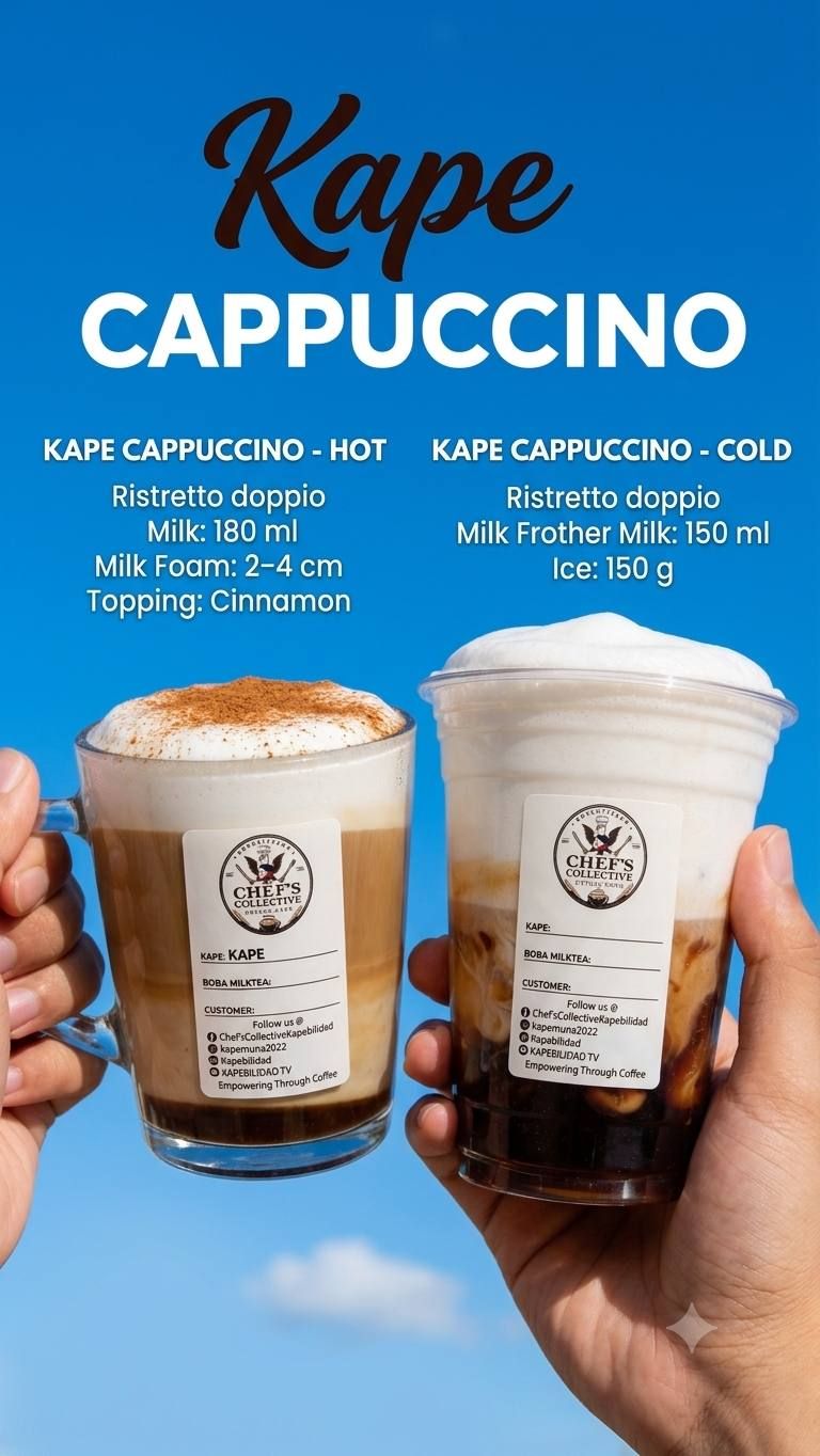 Cappuccino (Hot or Iced)