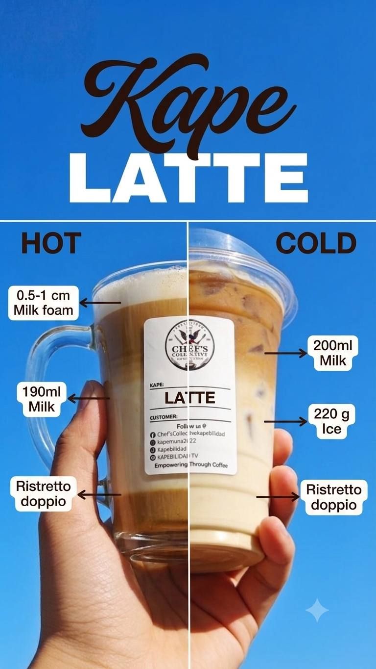 Kape Latte (Hot or Iced)