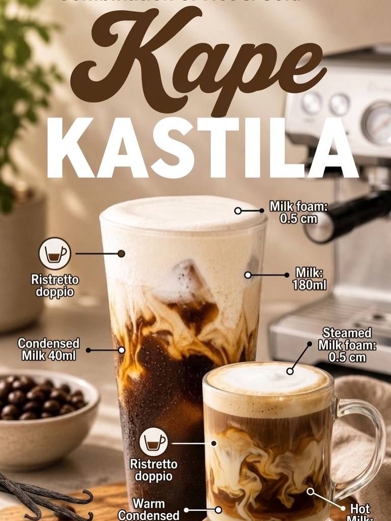 Kape Kastila "SPANISH LATTE" (Hot or Iced)