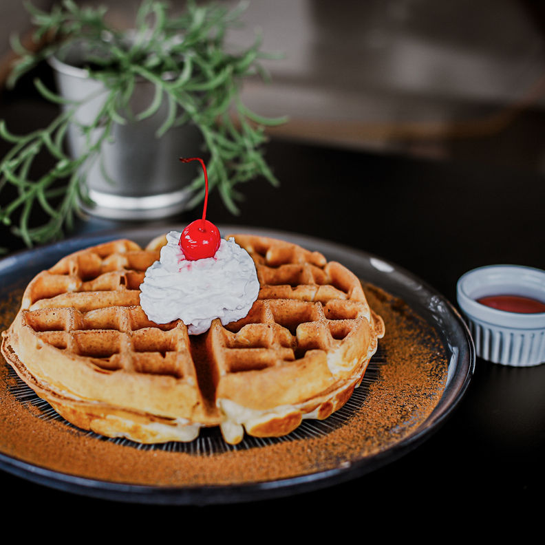 Sugar cinnamon waffle