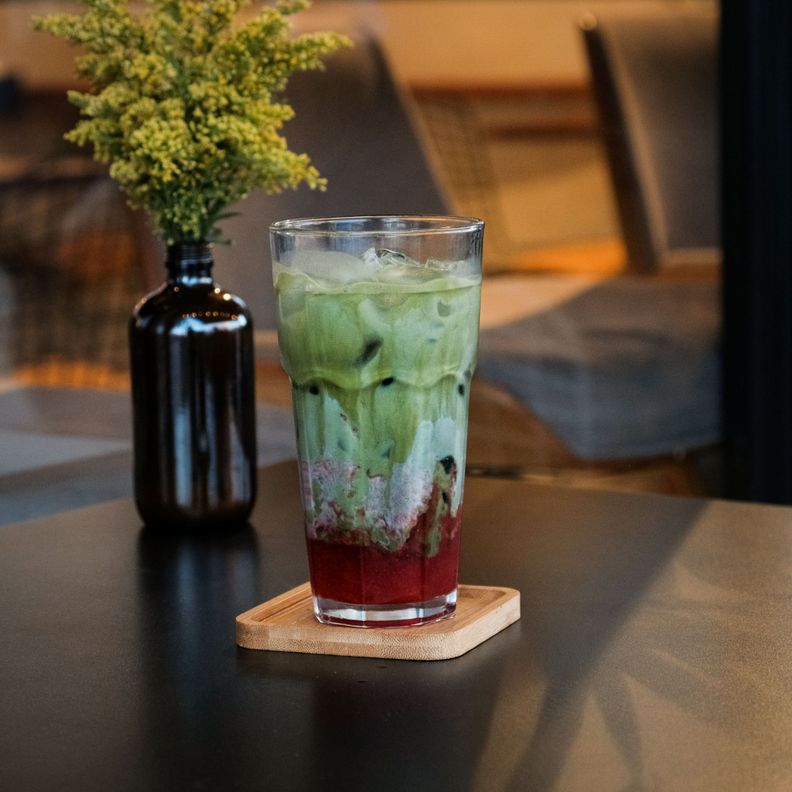 Strawberry-matcha