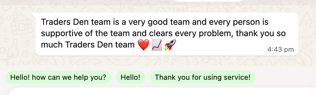 Traderz Den student review screenshot
