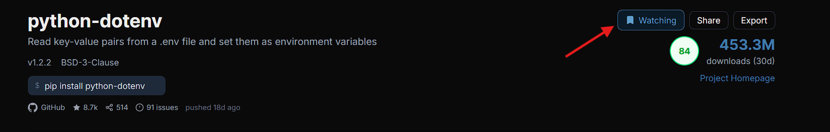 Setting up a package watchlist and email reports