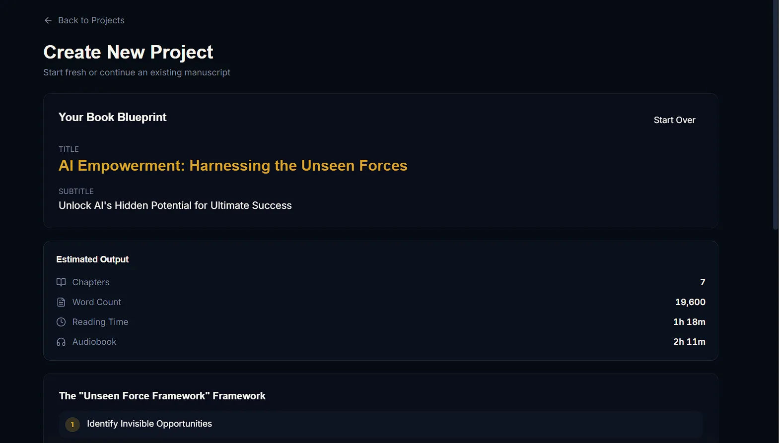 The Book Blueprint Outline