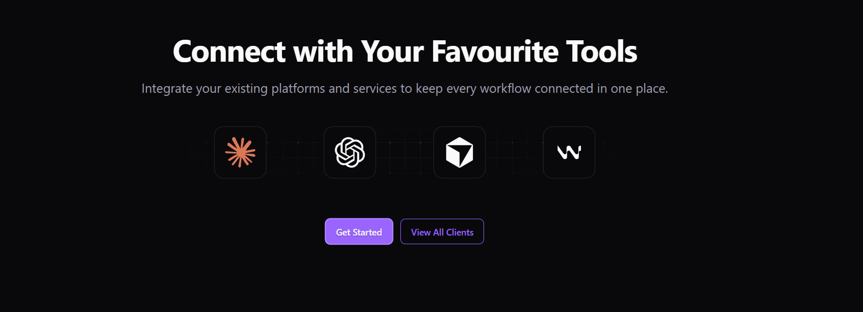 MCP360 workflow interface