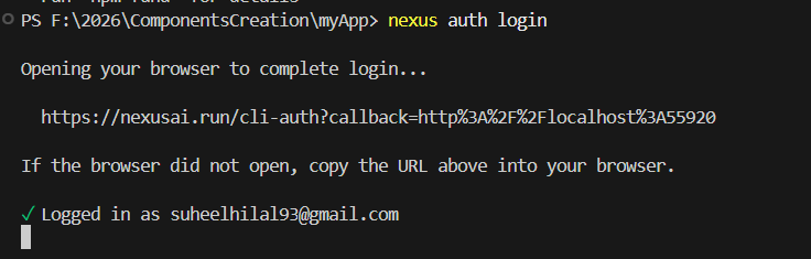 Auth Command image
