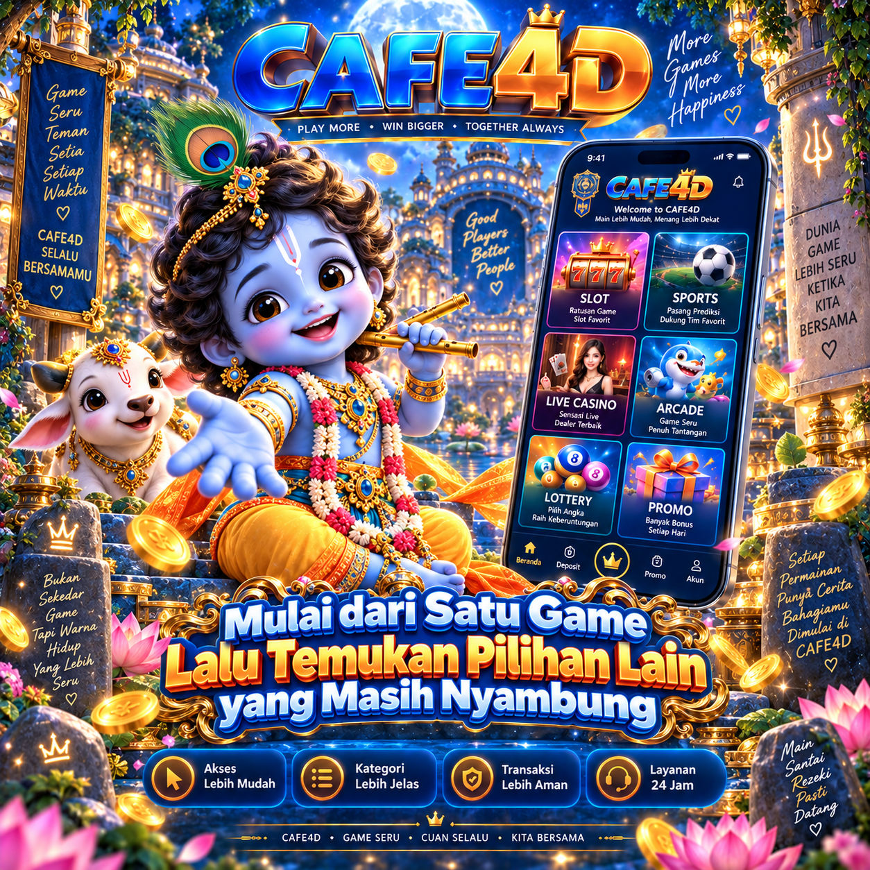 CAFE4D | Mulai dari Satu Game Lalu Temukan Pilihan Lain