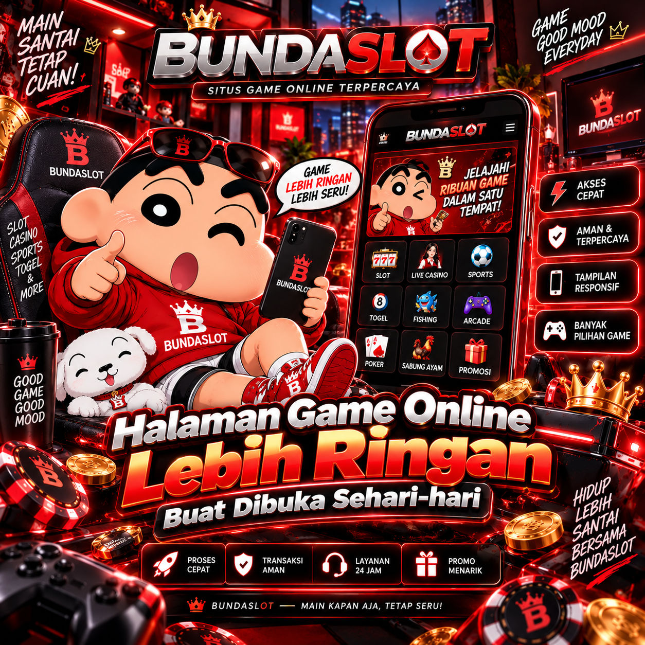 BUNDASLOT | Halaman Game Online Lebih Ringan Buat Dibuka Sehari-hari