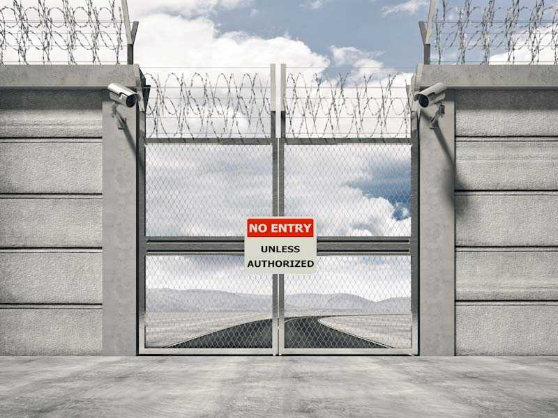 secure area authorised personnel only