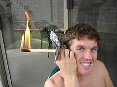 Flaming Ear Goo by Todd Huffman ear candle photo