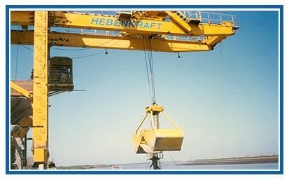 Grabbing crane