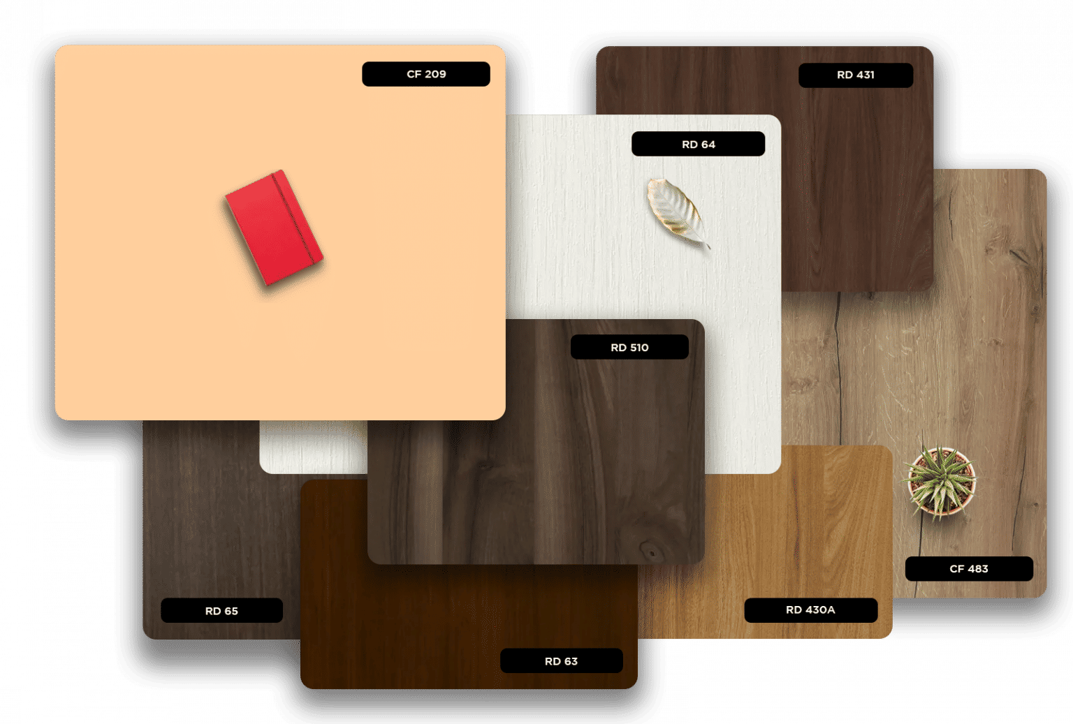 Wood Laminate RD 63 High Gloss Laminates Decorative Laminate Sheets