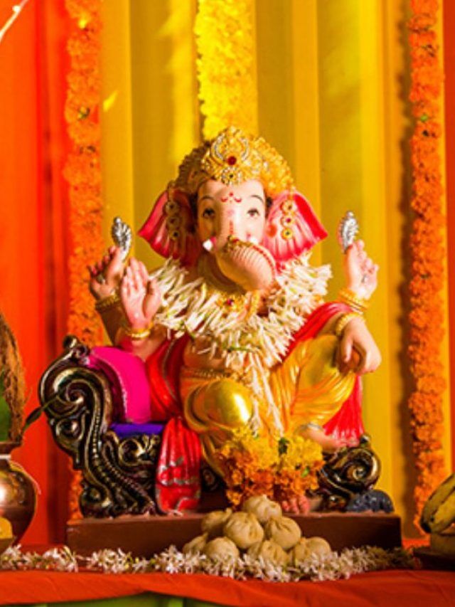 Ganpati Decoration Ideas for Home - Royale Touche