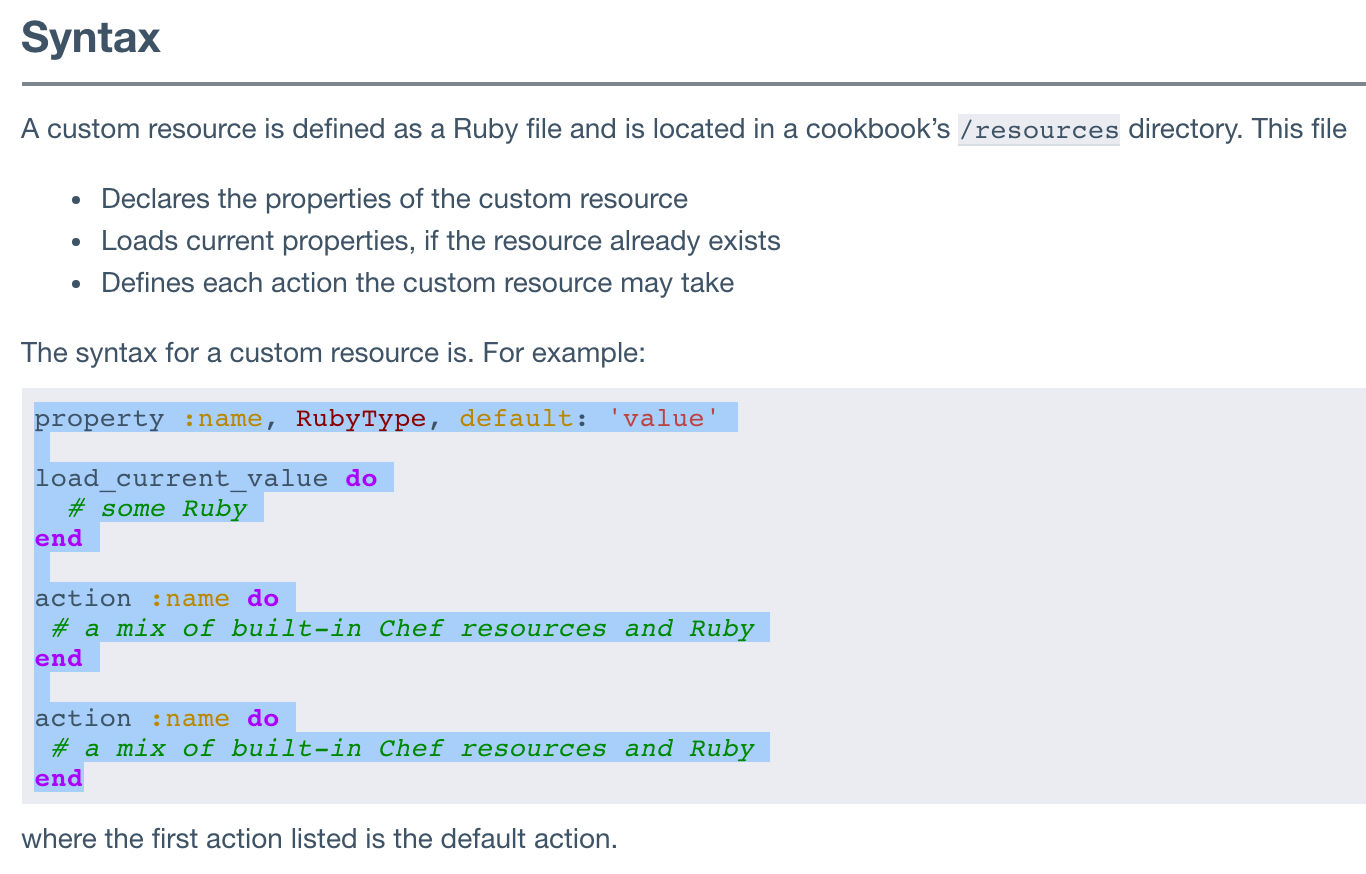 Chef Documentation - Property
