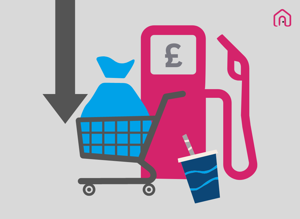 UK inflation falls