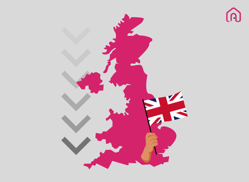 UK inflation falls again