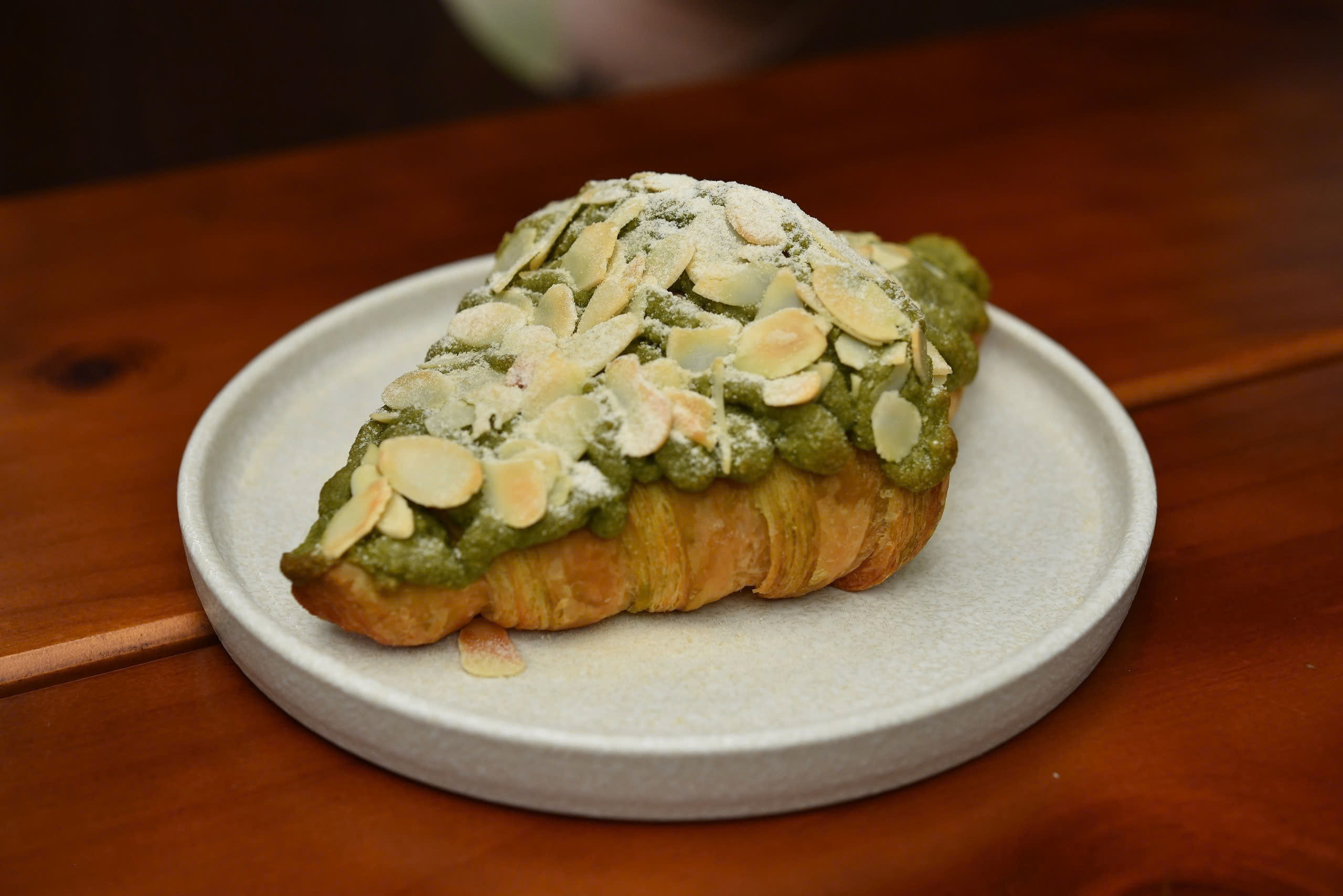 Matcha croissant