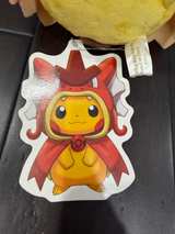 Pokemon Pikachu Red Gyarados Poncho Plush - Image 4