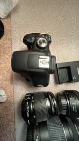 Canon EOS Rebel T7 DSLR Camera with 18-55mm, 75-300mm, and 50mm Lenses with bag - Image 5