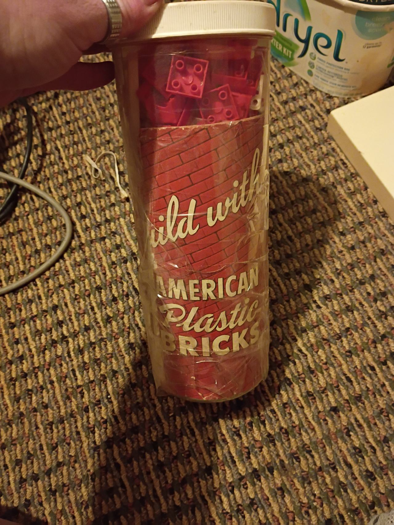 Halsam American Plastic Bricks Vintage Building Set