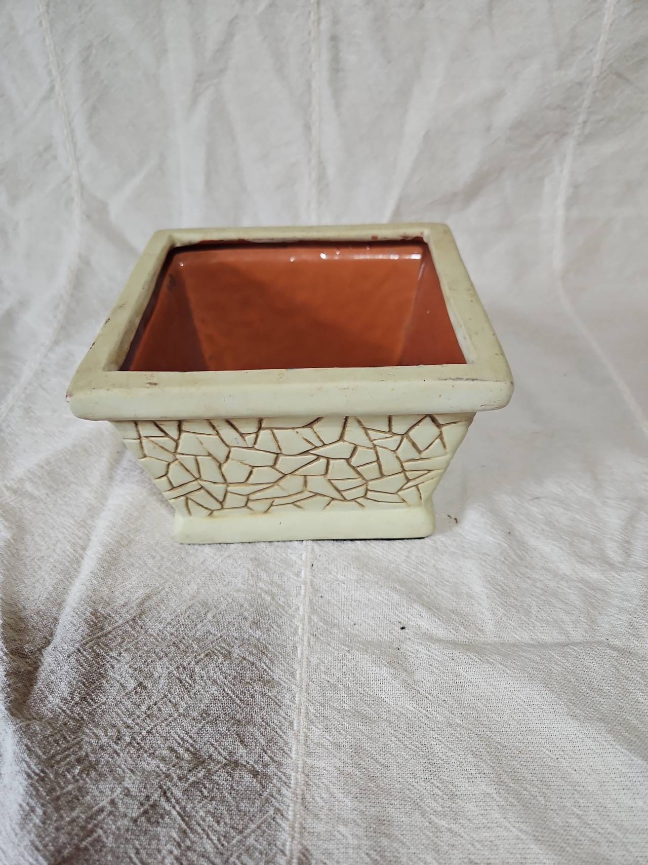 Square Ceramic Mosaic Planter