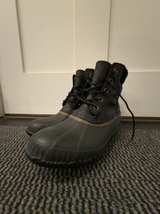 Sorel Cheyanne Men's Black Leather Waterproof Duck Boots 7.5 Men’s  - Image 1