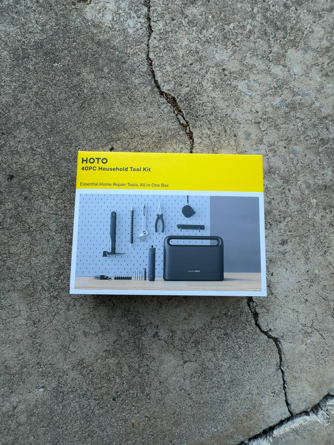 HOTO 40-Piece Household Tool Kit