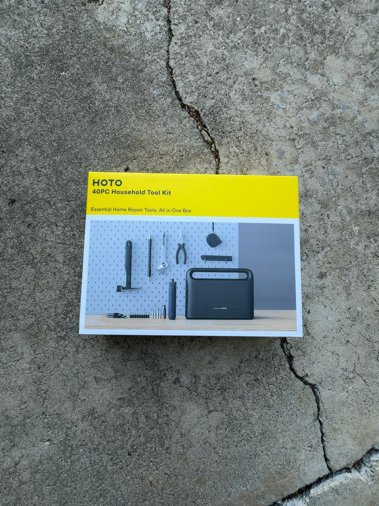 HOTO 40-Piece Household Tool Kit