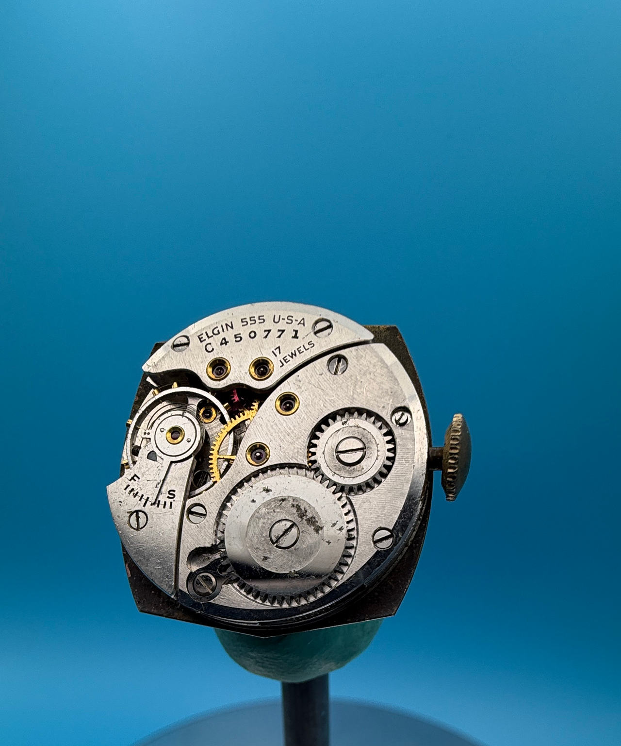 Elgin 555 17 Jewel Watch Movement