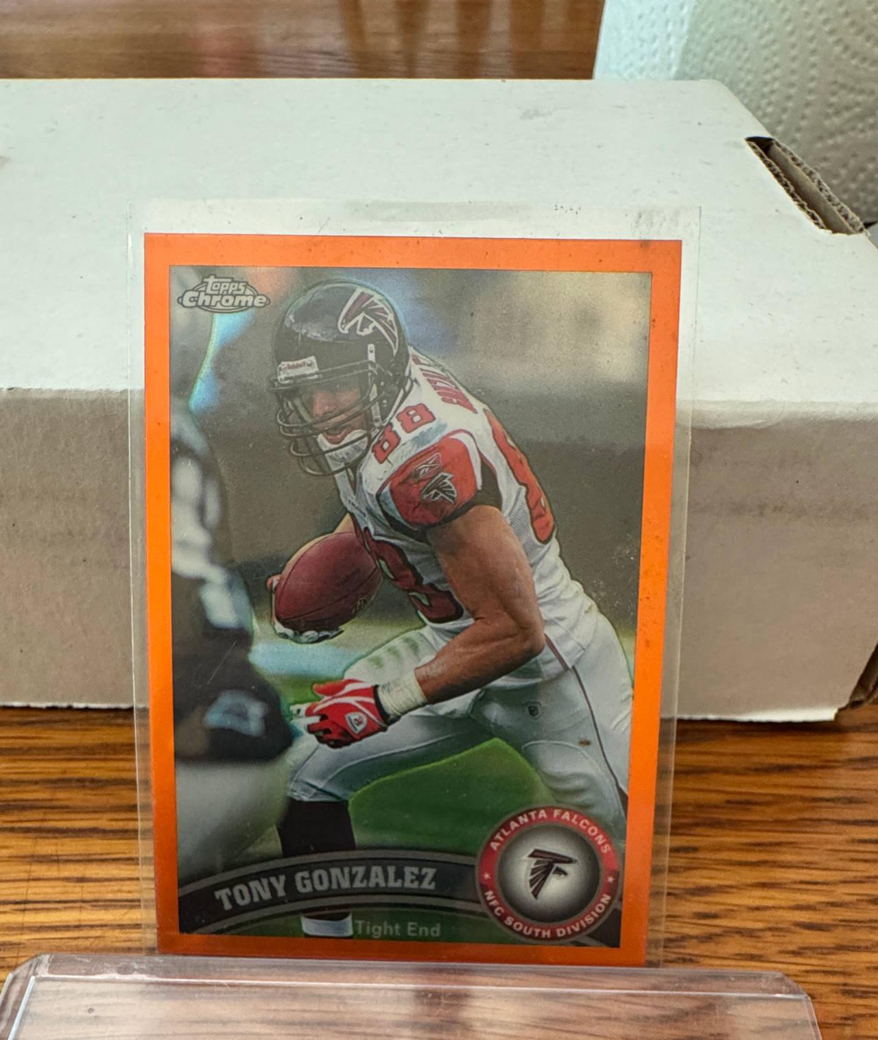 2013 Topps Chrome Tony Gonzalez Orange Refractor #105