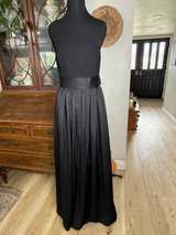 Vera Wang White by Black One-Shoulder Evening Gown - Image 3