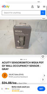 Sensor Switch Contractor WSXA SINGLE POLE WALL OCCUPANCY SENSOR W DETECTION - Image 4
