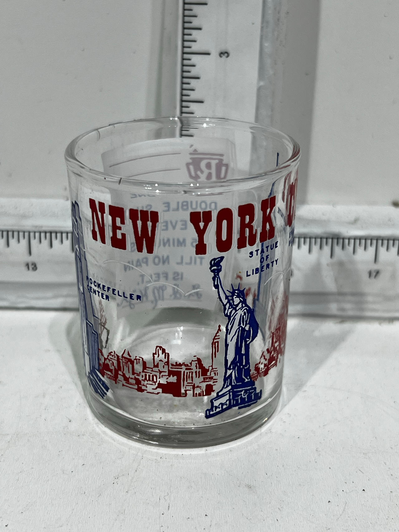 New York City Souvenir Glass