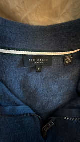 Ted Baker Quarter Zip Knit Polo Shirt - Image 2