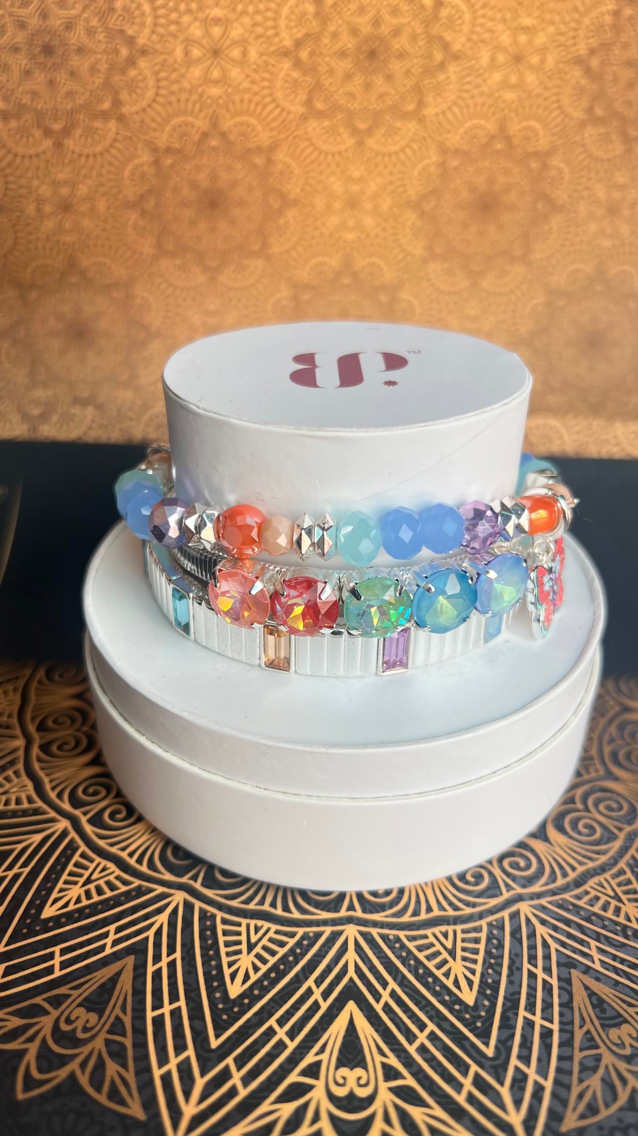 Bomb Party Butterfly Bracelet Stack