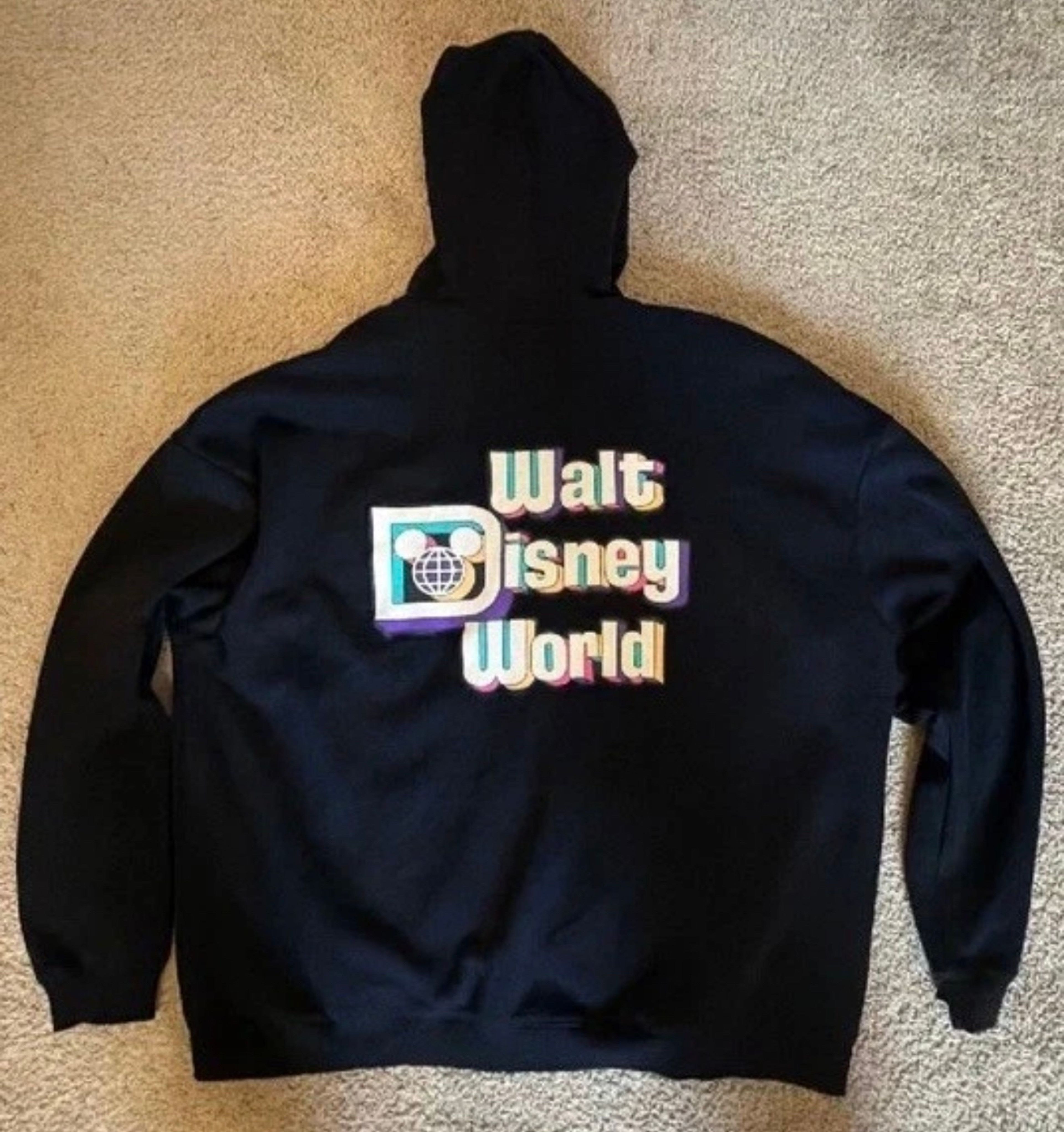 Walt Disney World Retro Logo Hoodie XL