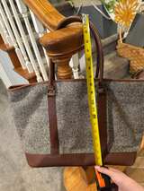 L.L.Bean Tweed Tote Bag with Heritage Lining - Image 7