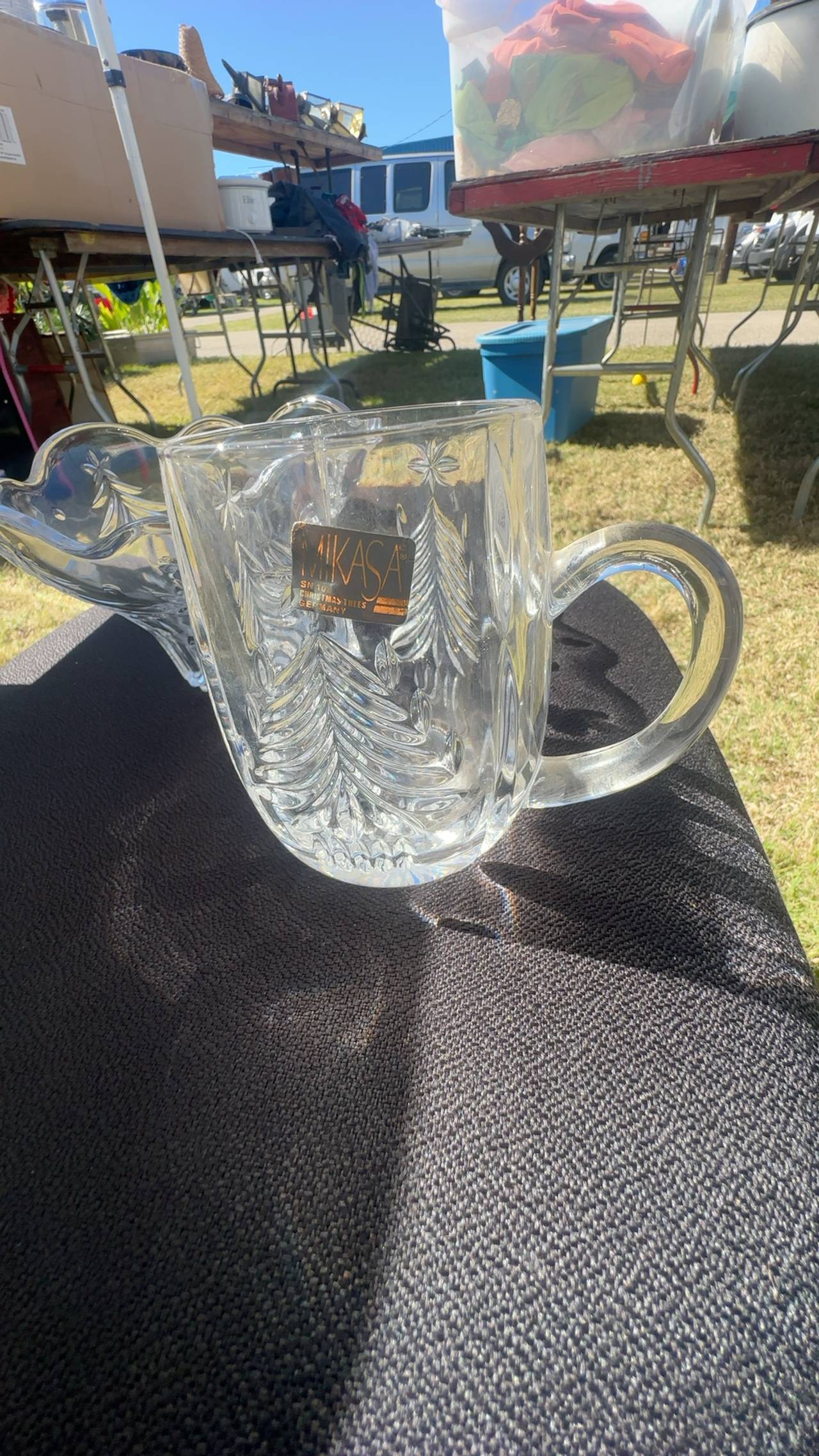 Mikasa Crystal Christmas Tree Mug