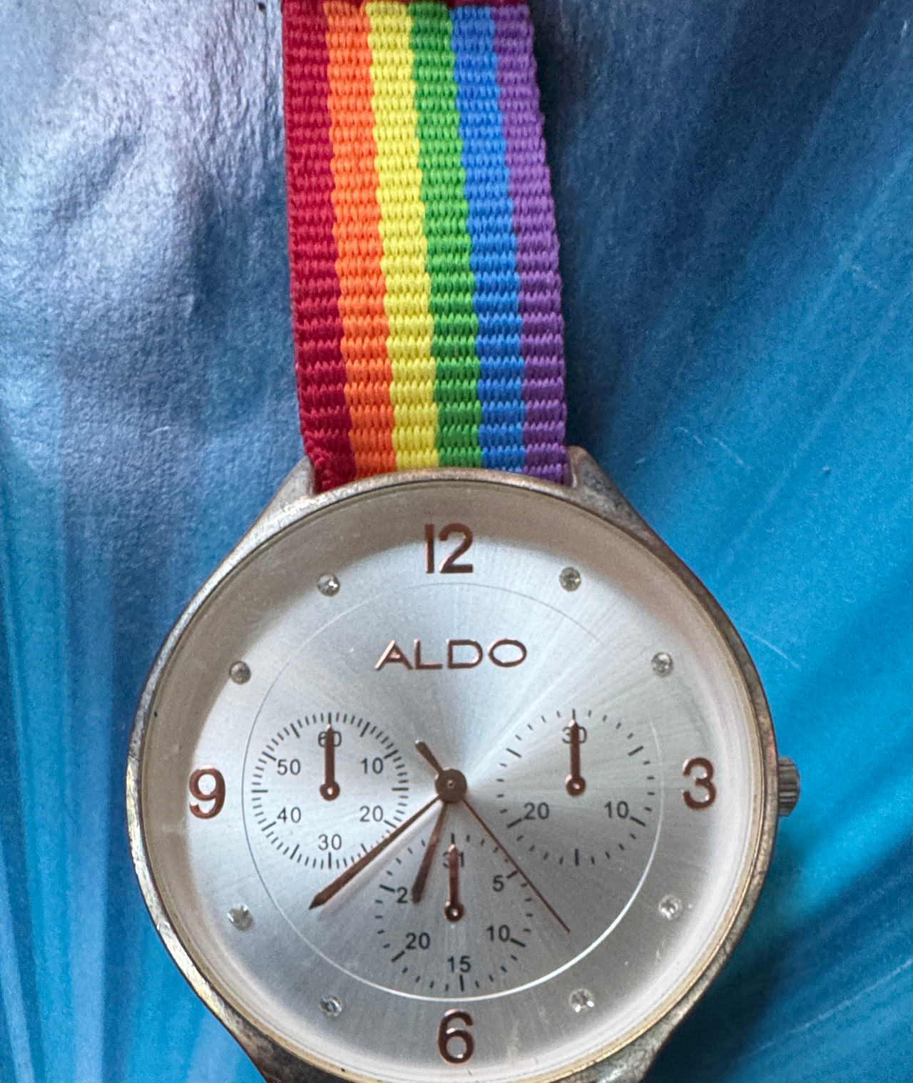 ALDO Rainbow Strap Watch