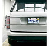 2PCS Premium Matte Black License Plate Frames, Solid Rust-Proof Aluminum Holder - Image 2