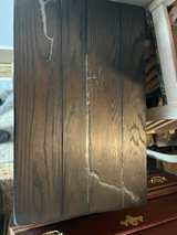 Rustic Brutalist Style 3-Drawer Nightstand - Image 2
