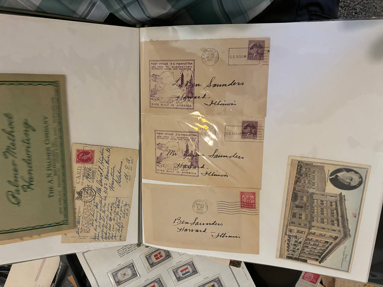 Vintage Postcards and First Day Covers Collection
